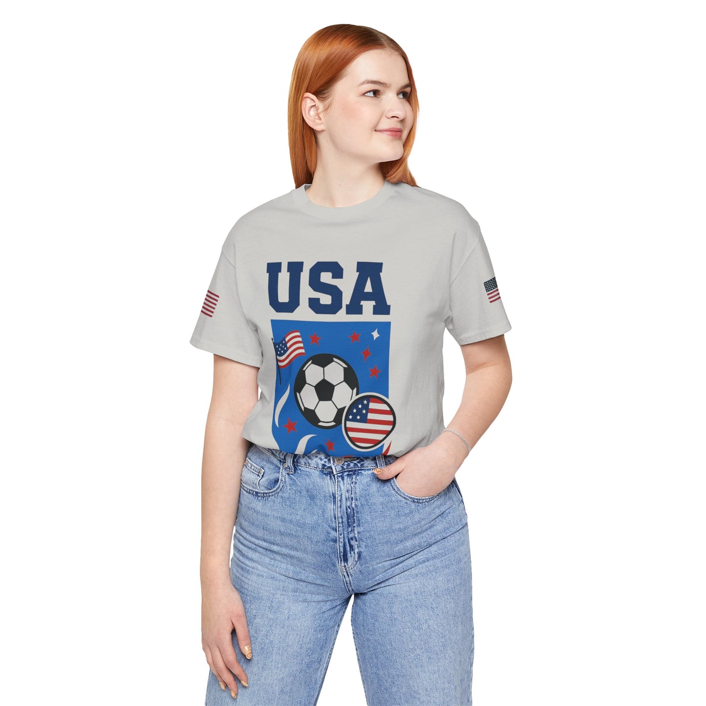 Casual Fashion T-Shirt - GO USA Team Tee, World Cup 2026 Limited Edition