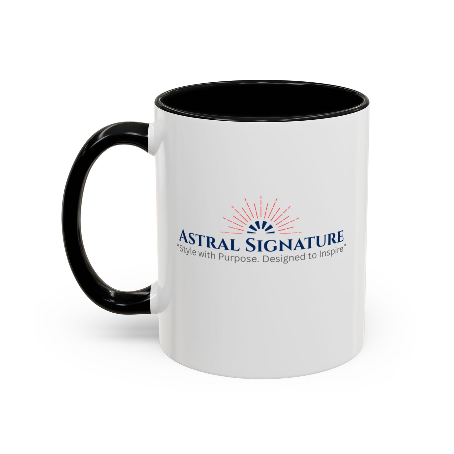 Breathe in and Let go Motivational and Inspirational Coffee Mug by Astral Signature
