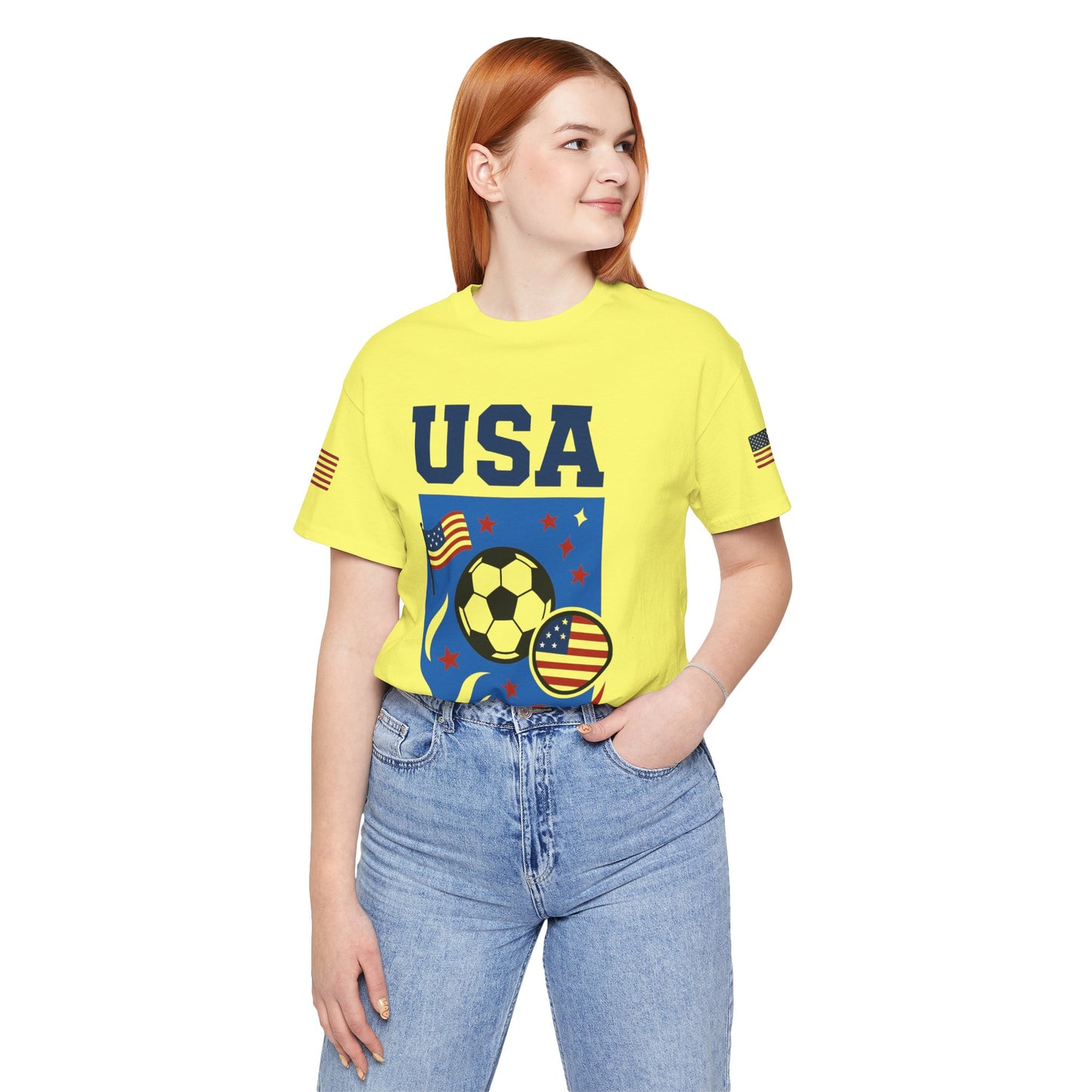 Casual Fashion T-Shirt - GO USA Team Tee, World Cup 2026 Limited Edition