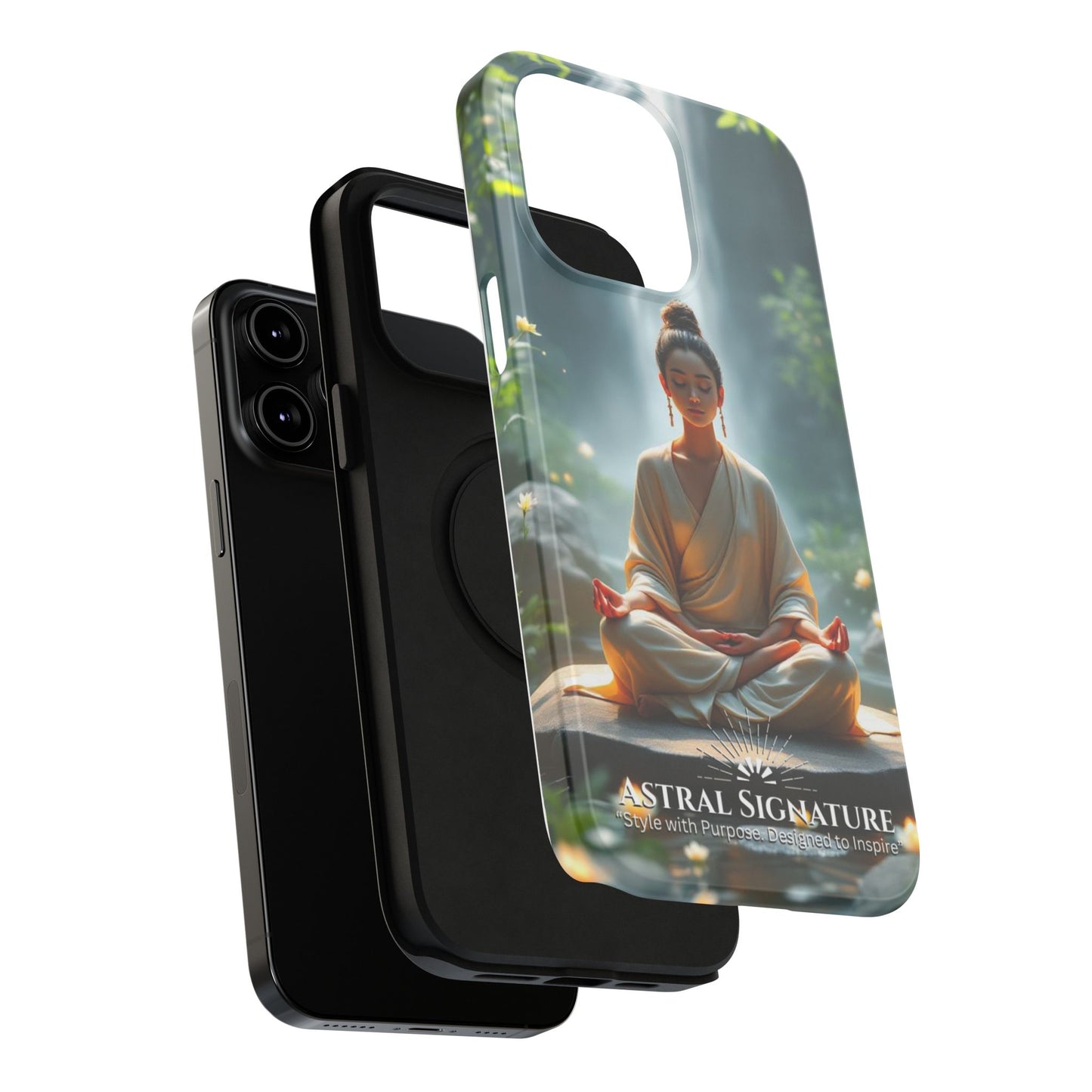 3D Yogi Phone Cases with Symbols and Protection, iPhone Cases with meaning by Astral Signature