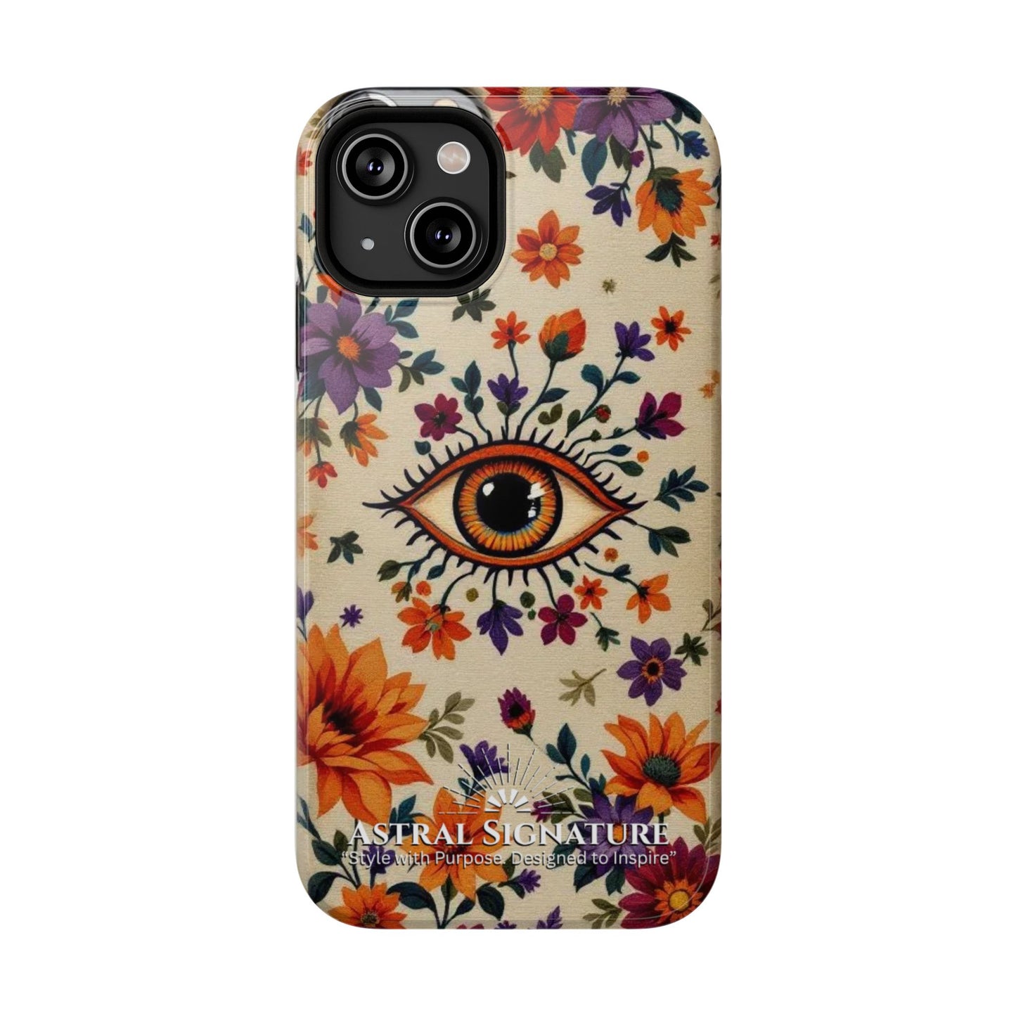 Phone Cases - Eye of God Symbol Impact-Resistant Case by Astral Signature
