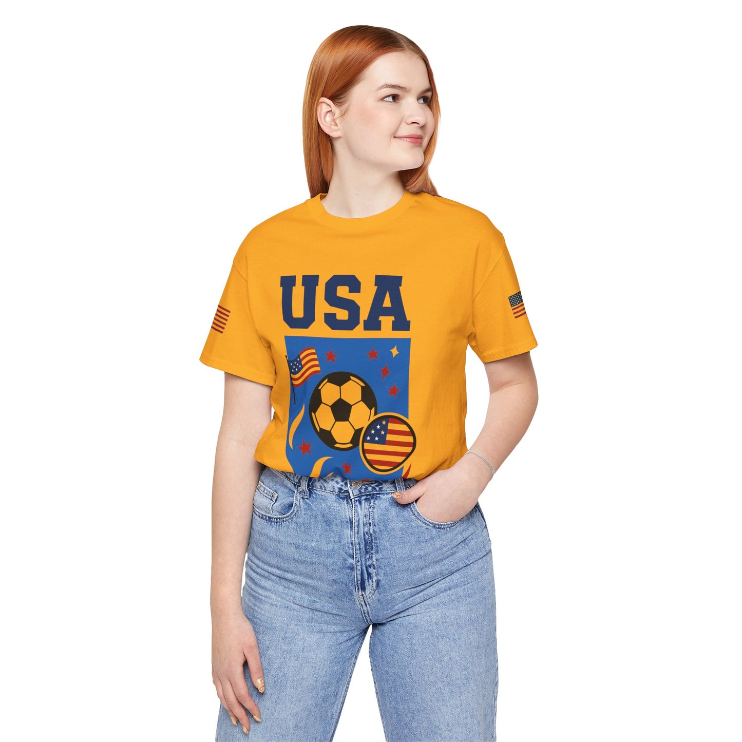 Casual Fashion T-Shirt - GO USA Team Tee, World Cup 2026 Limited Edition