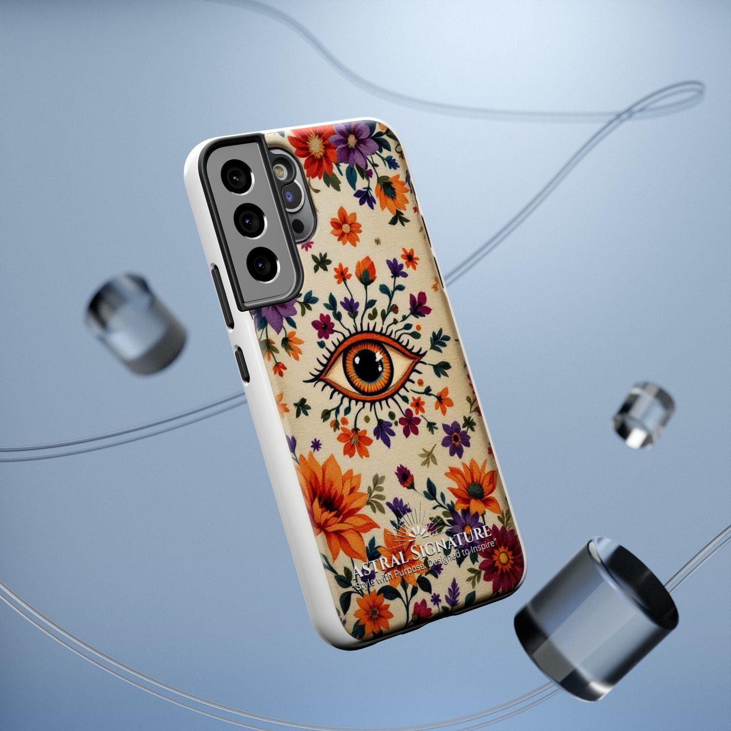 Phone Cases - Eye of God Symbol Impact-Resistant Case by Astral Signature