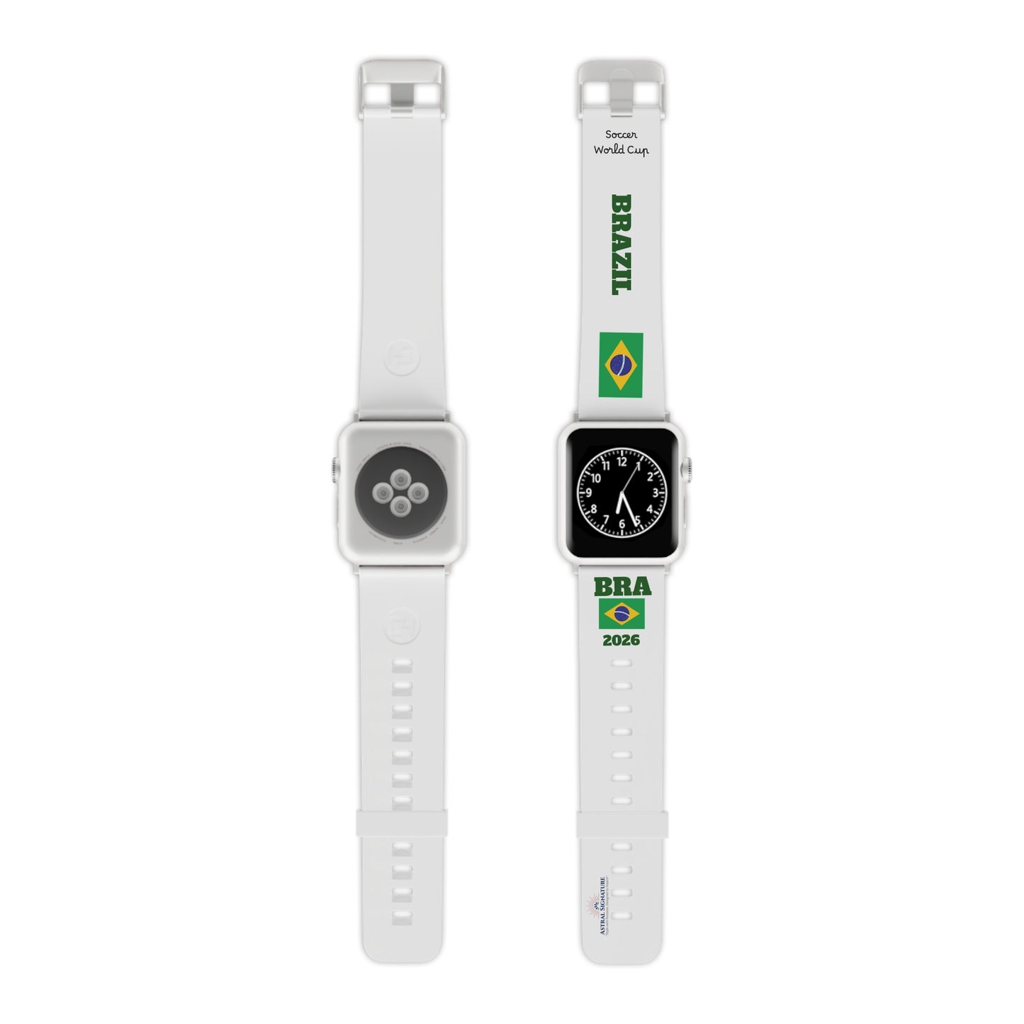 Watch Band BRAZIL Flag Strap World Cup USA 2026 Limited Edition