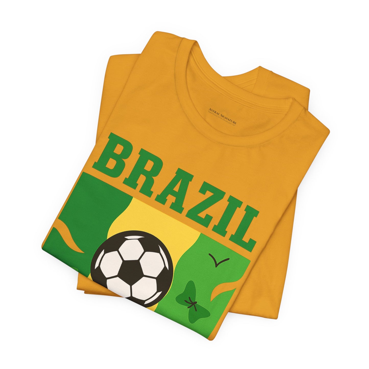 Casual Fashion T-Shirt - GO BRAZIL Team Tee - USA World Cup 2026 Limited Edition