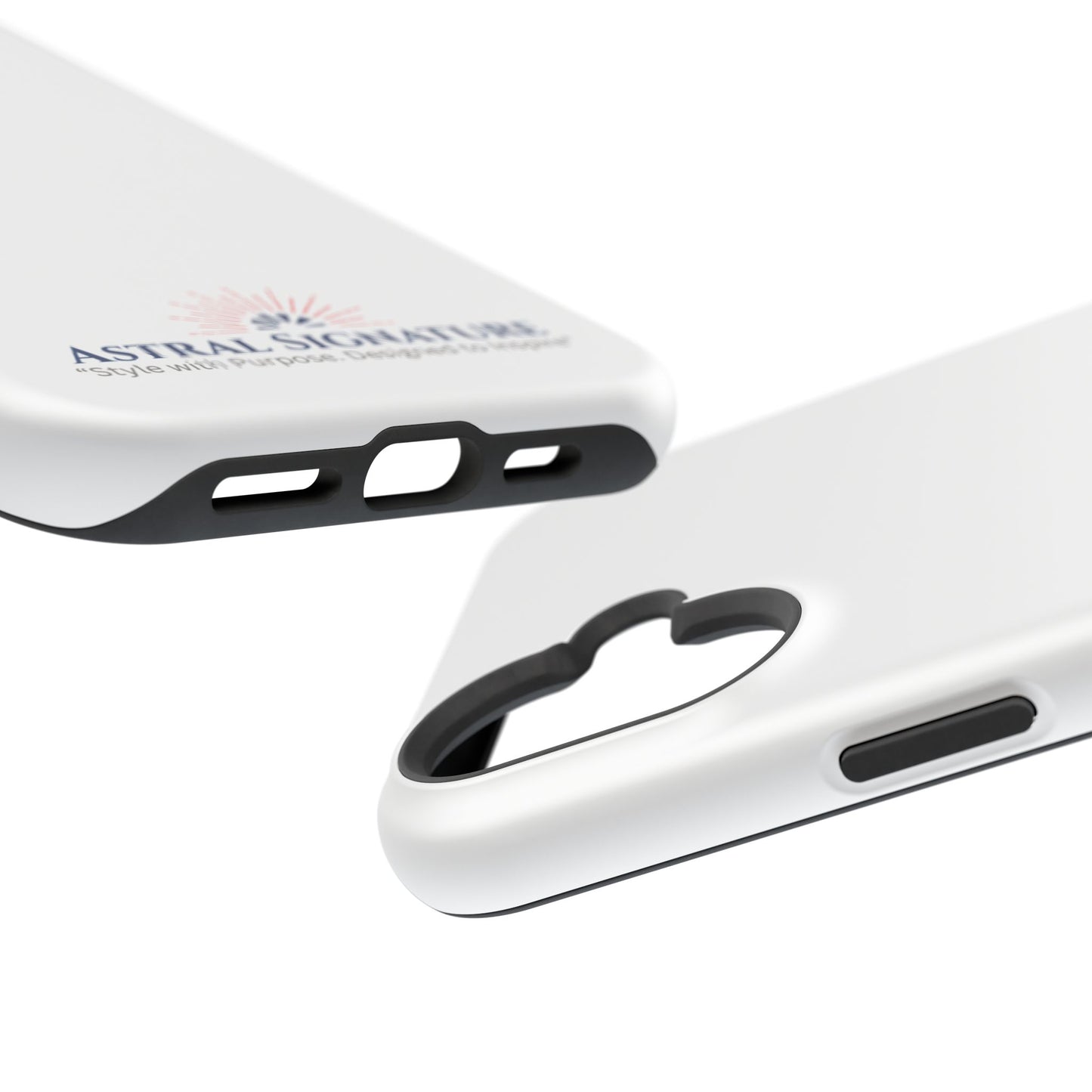 White Phone Case - Impact-Resistant White iPhone & Samsung Galaxy Case by Astral Signature