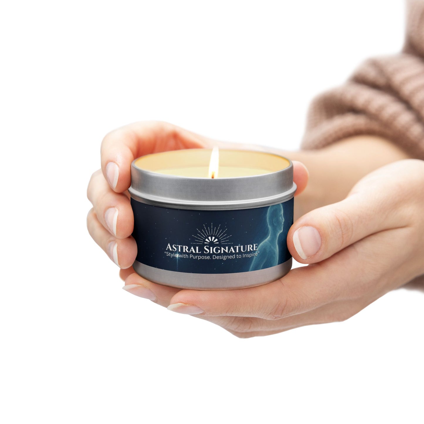 Eco-Friendly Aromatherapy Tin Candles , Relaxation Decor, Gift for Meditation, Birthday, Home Fragrance by Astral Signature