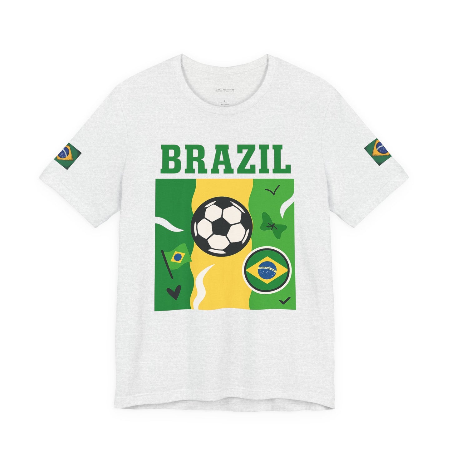 Casual Fashion T-Shirt - GO BRAZIL Team Tee - USA World Cup 2026 Limited Edition
