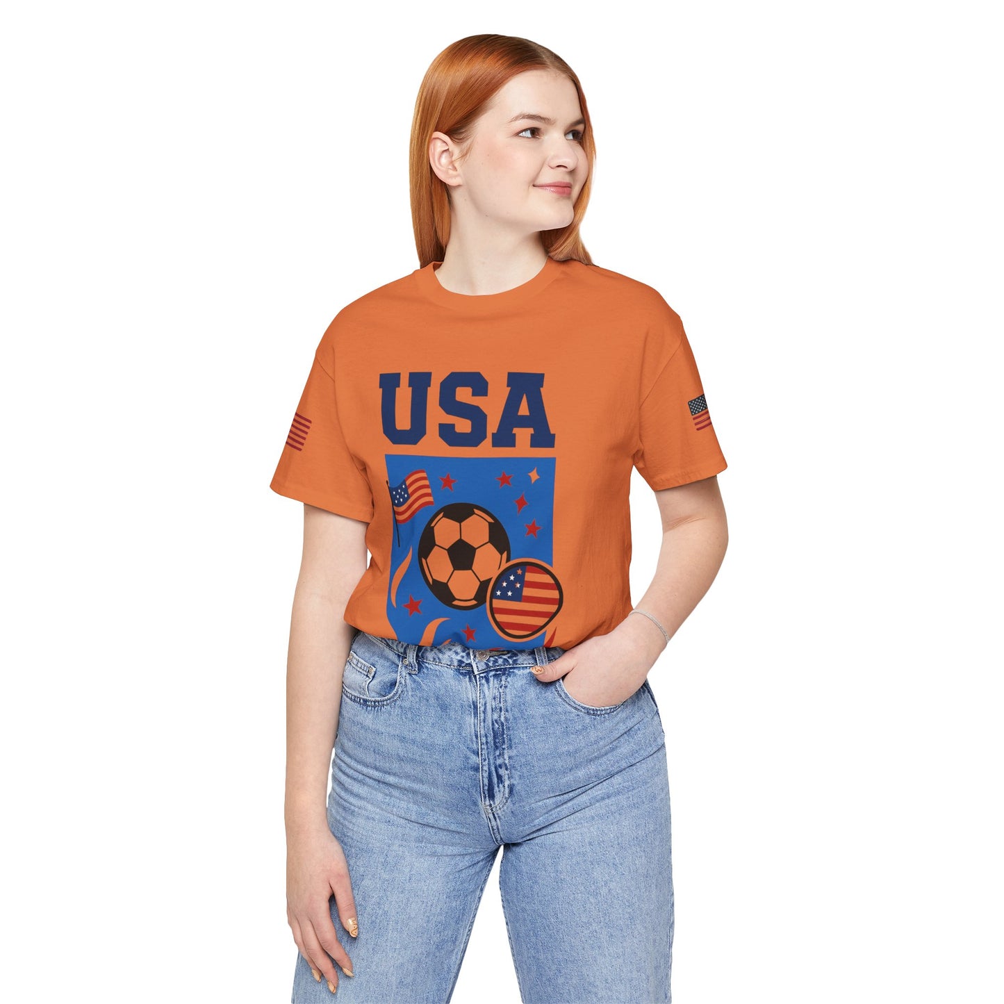 Casual Fashion T-Shirt - GO USA Team Tee, World Cup 2026 Limited Edition