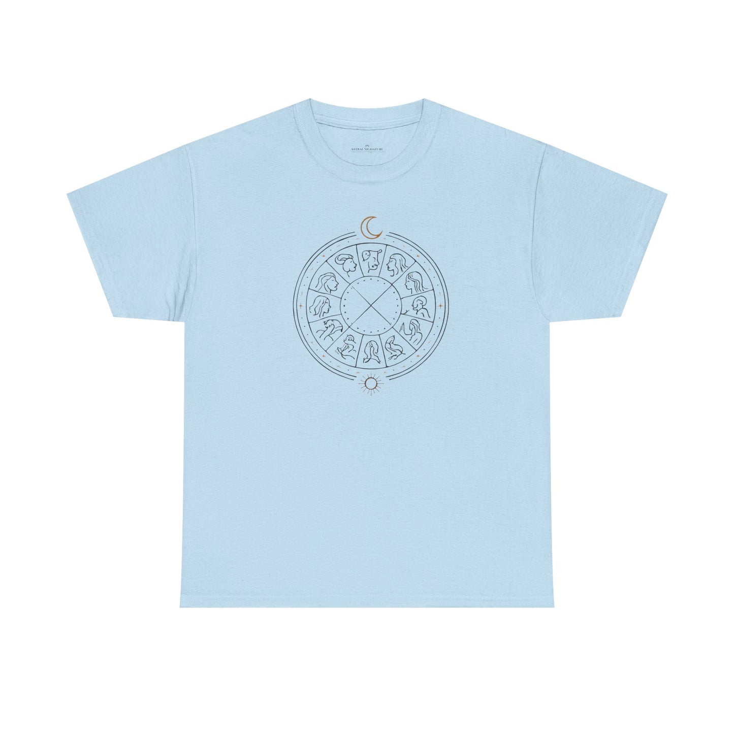 The Zodiac Tee - Unisex Jersey T-Shirt in lighter colors by Astral Signature