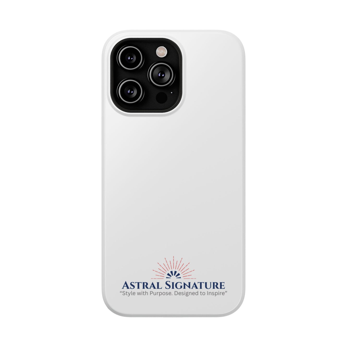 White Phone Case - Impact-Resistant White iPhone & Samsung Galaxy Case by Astral Signature