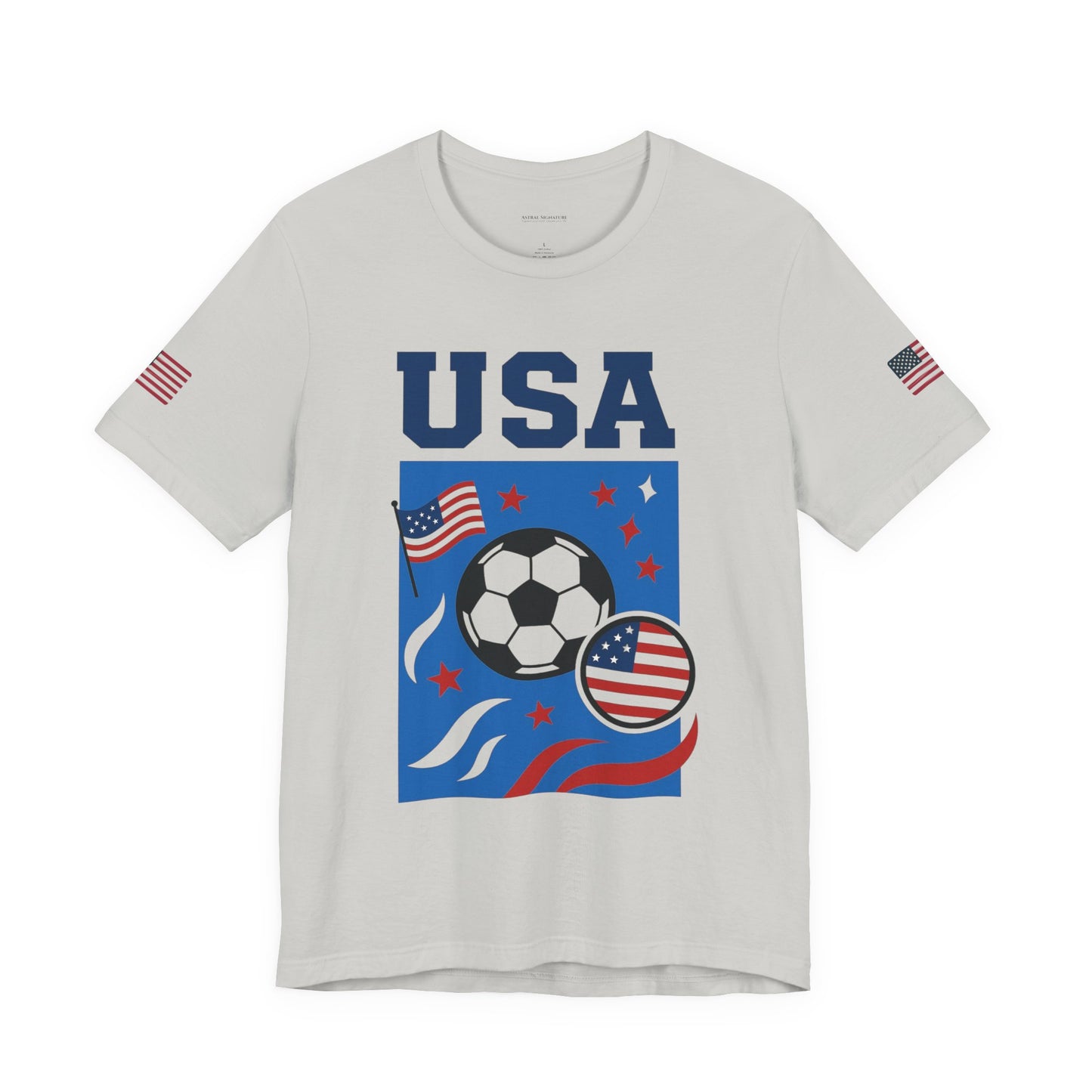 Casual Fashion T-Shirt - GO USA Team Tee, World Cup 2026 Limited Edition