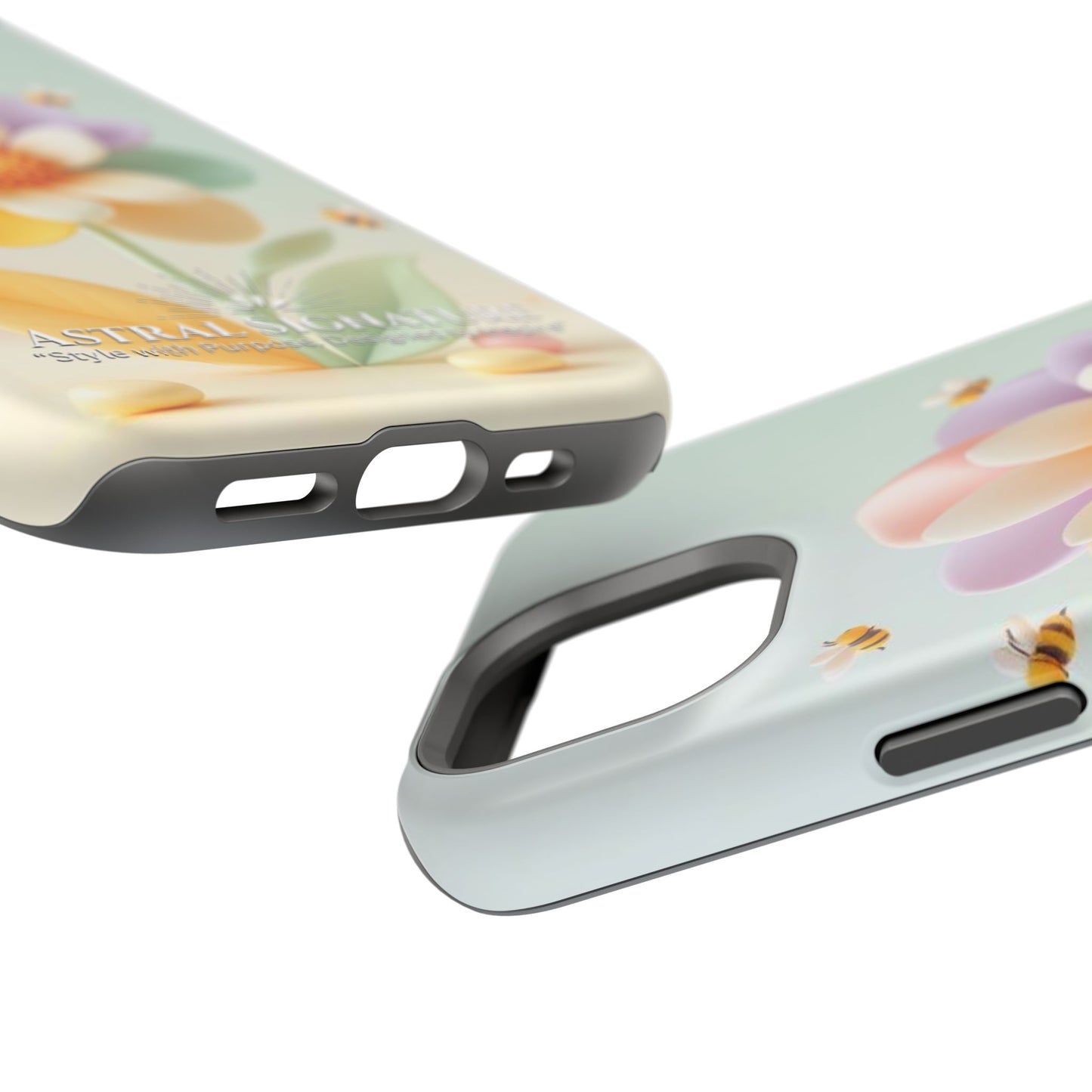 Phone Case Impact-Resistant, Calming 3D Flower Phone Case Impact-Resistant Case for Kids and Adults - Astral Signature