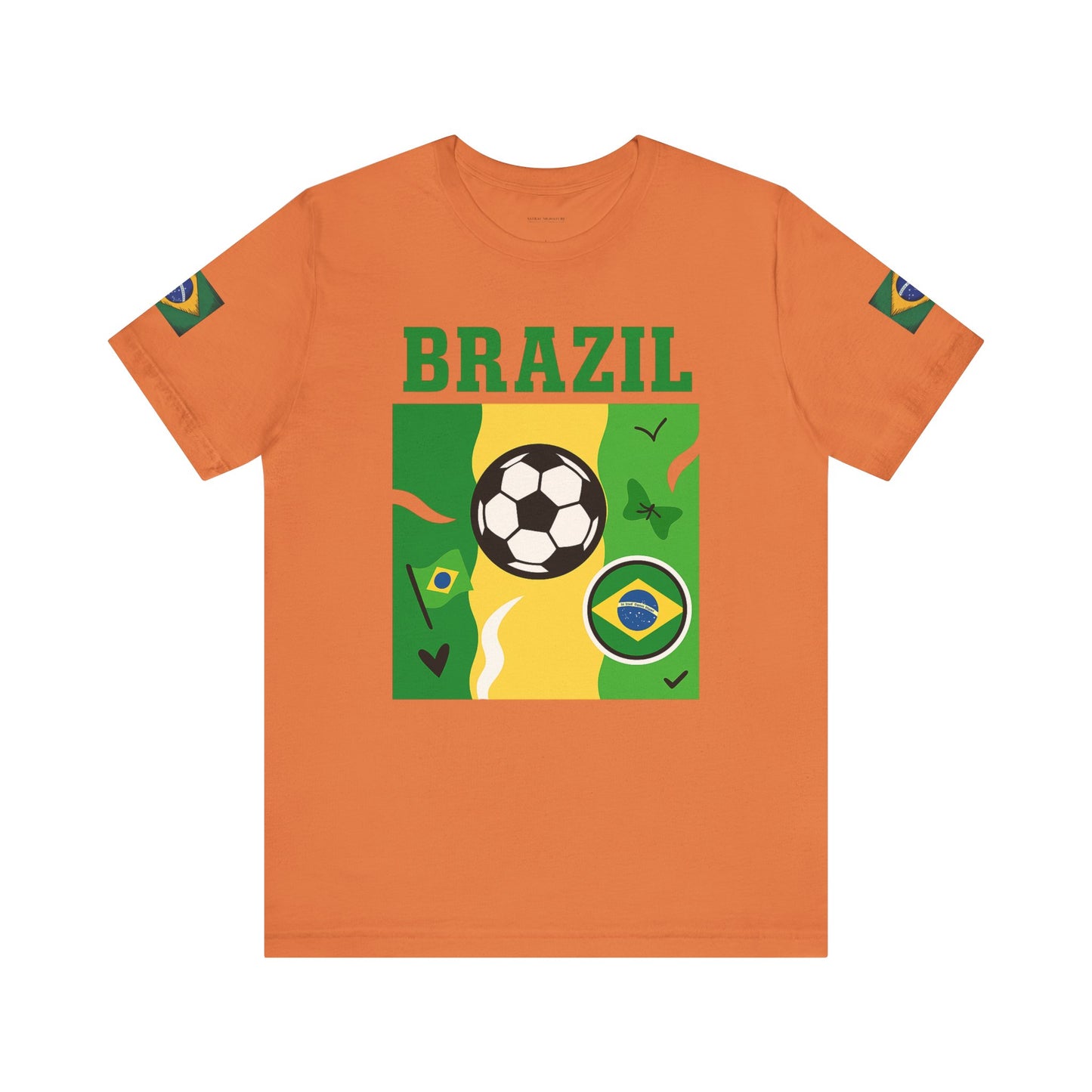 Casual Fashion T-Shirt - GO BRAZIL Team Tee - USA World Cup 2026 Limited Edition