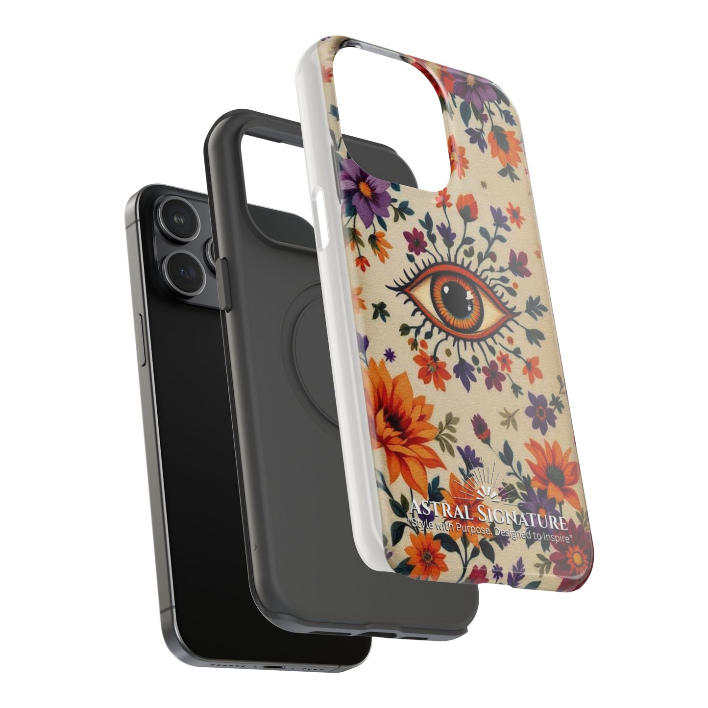 Phone Cases - Eye of God Symbol Impact-Resistant Case by Astral Signature