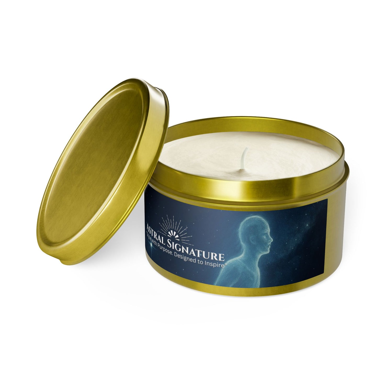 Eco-Friendly Aromatherapy Tin Candles , Relaxation Decor, Gift for Meditation, Birthday, Home Fragrance by Astral Signature