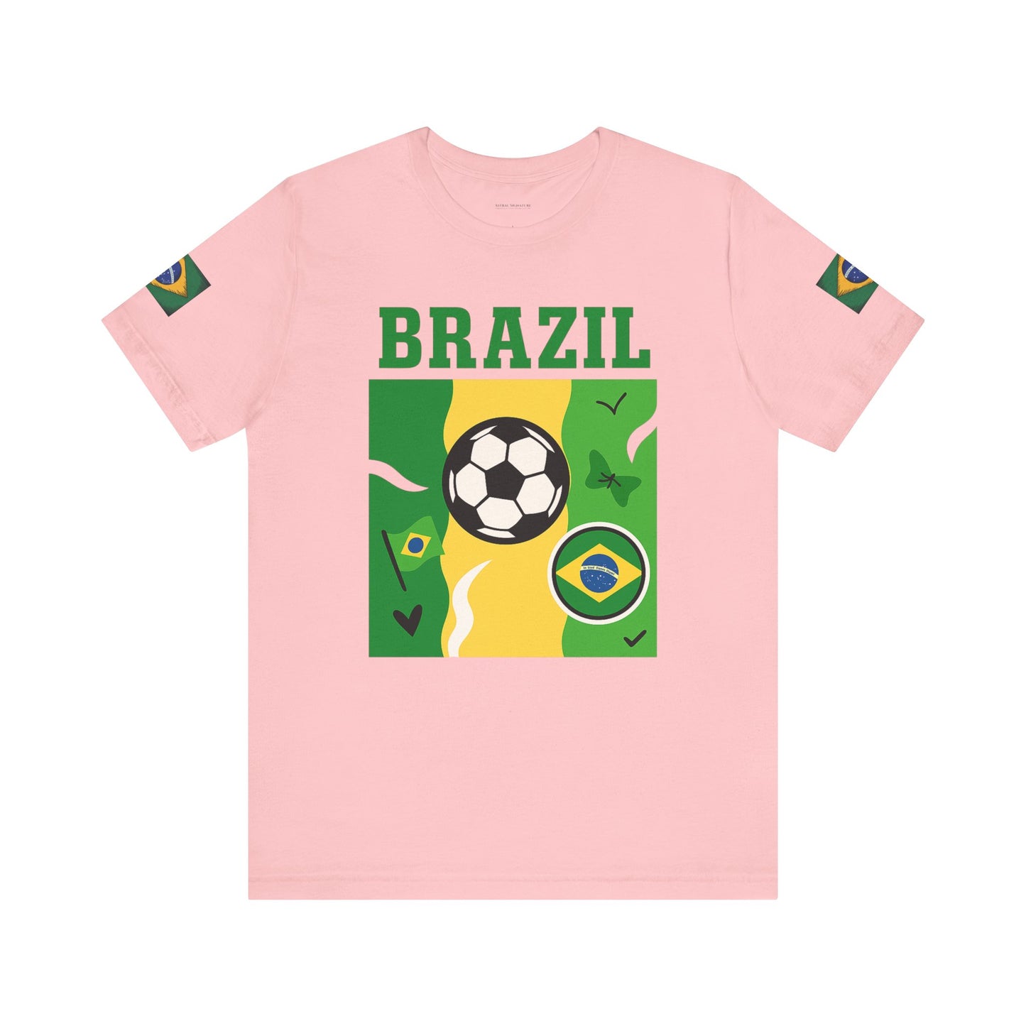 Casual Fashion T-Shirt - GO BRAZIL Team Tee - USA World Cup 2026 Limited Edition