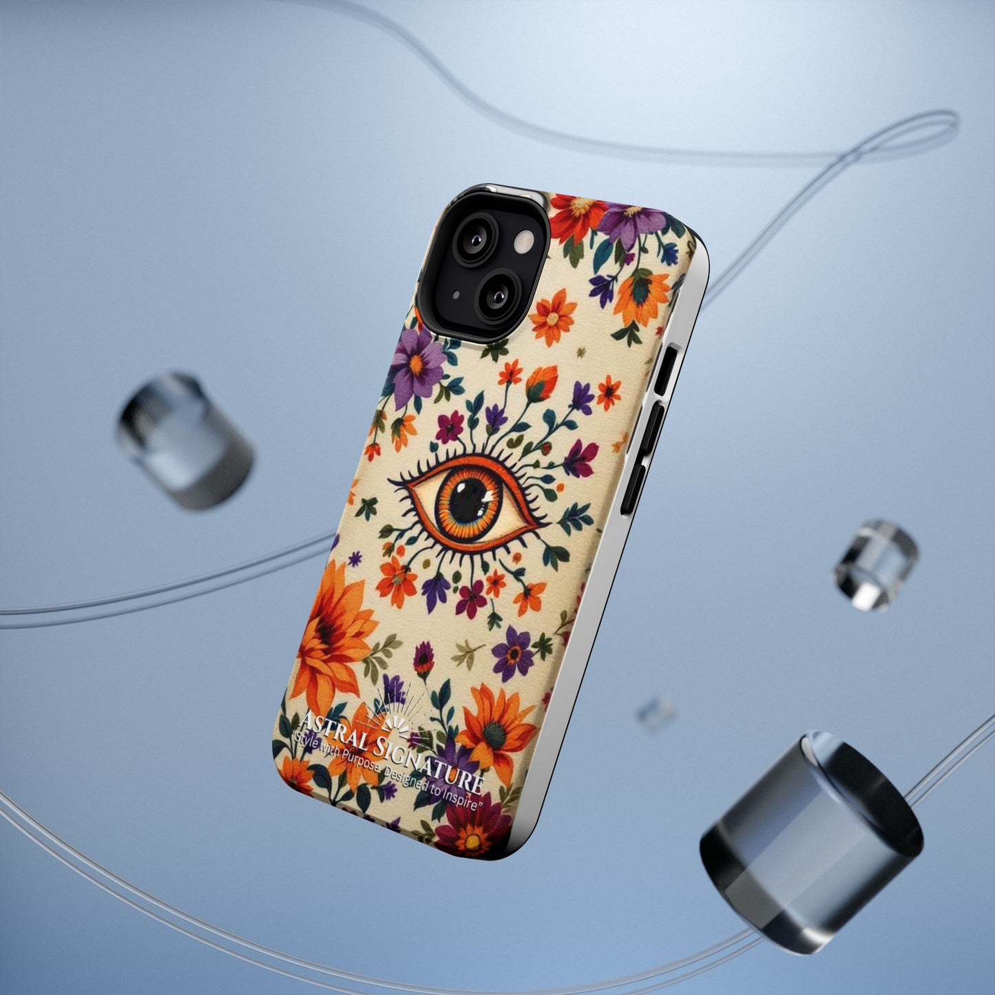 Phone Cases - Eye of God Symbol Impact-Resistant Case by Astral Signature