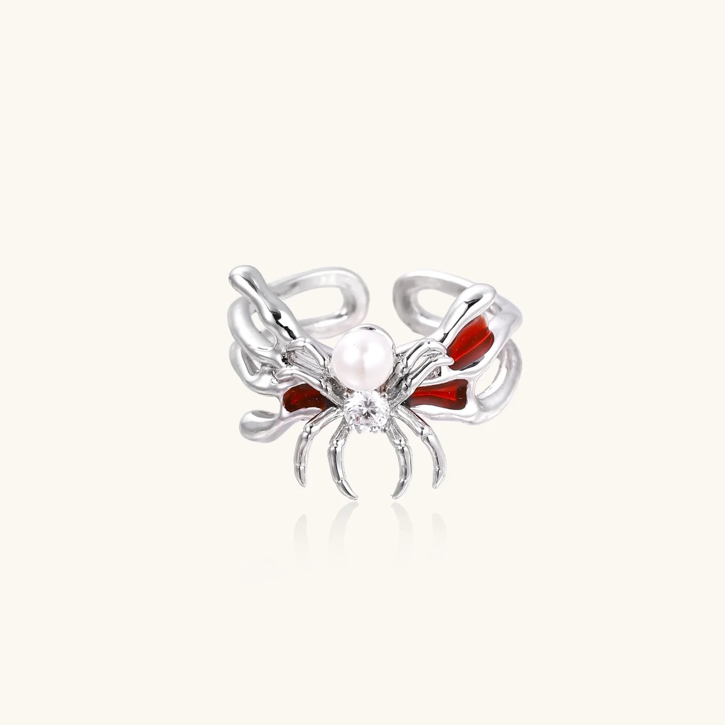 Crimson Spider Ring