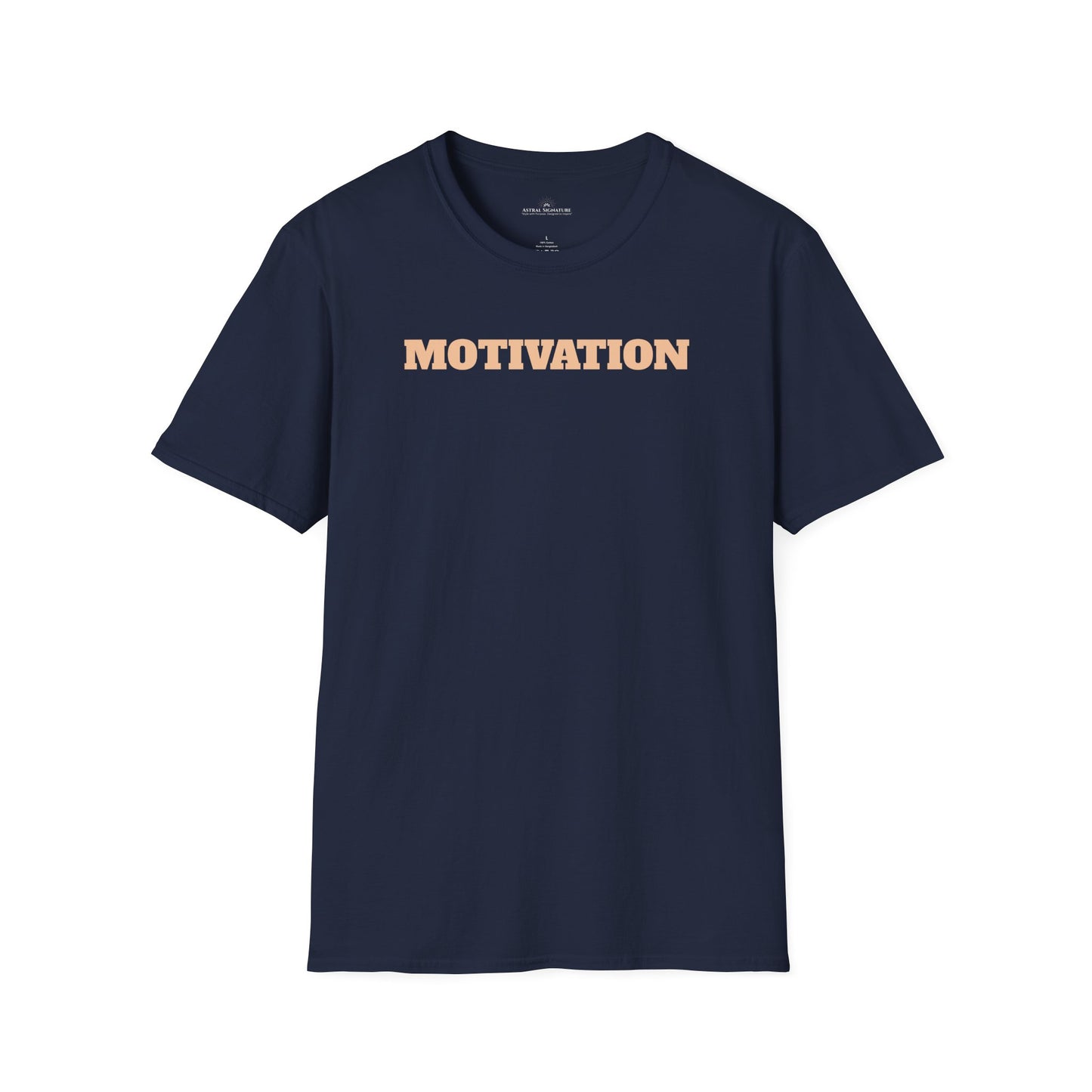 Motivation Tee, Essence Style Unisex Softstyle T-Shirt, White Label by Astral Signature