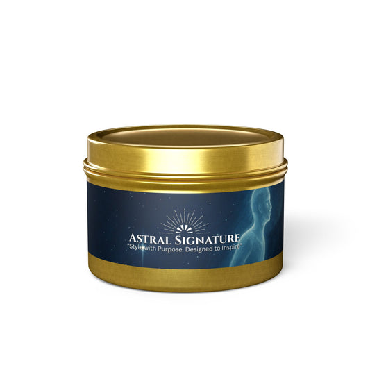 Eco-Friendly Aromatherapy Tin Candles , Relaxation Decor, Gift for Meditation, Birthday, Home Fragrance by Astral Signature
