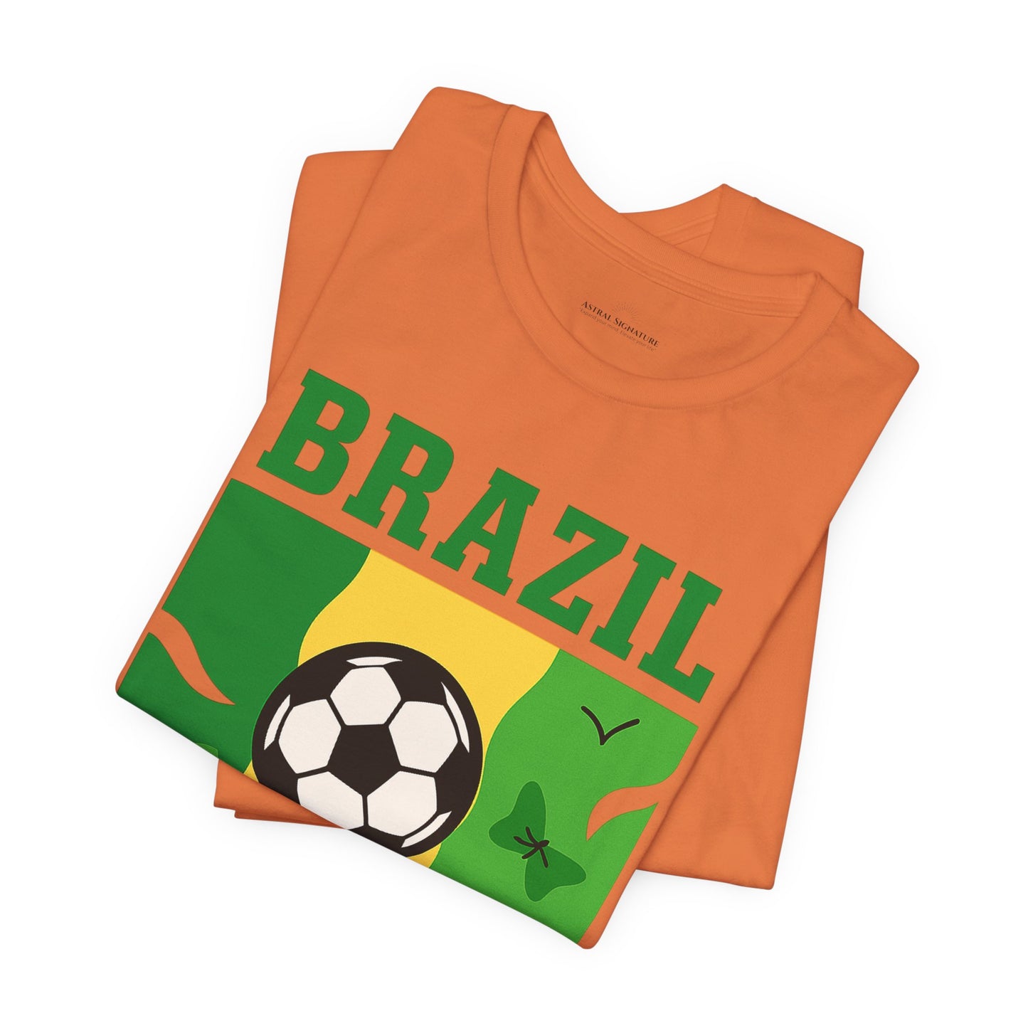 Casual Fashion T-Shirt - GO BRAZIL Team Tee - USA World Cup 2026 Limited Edition