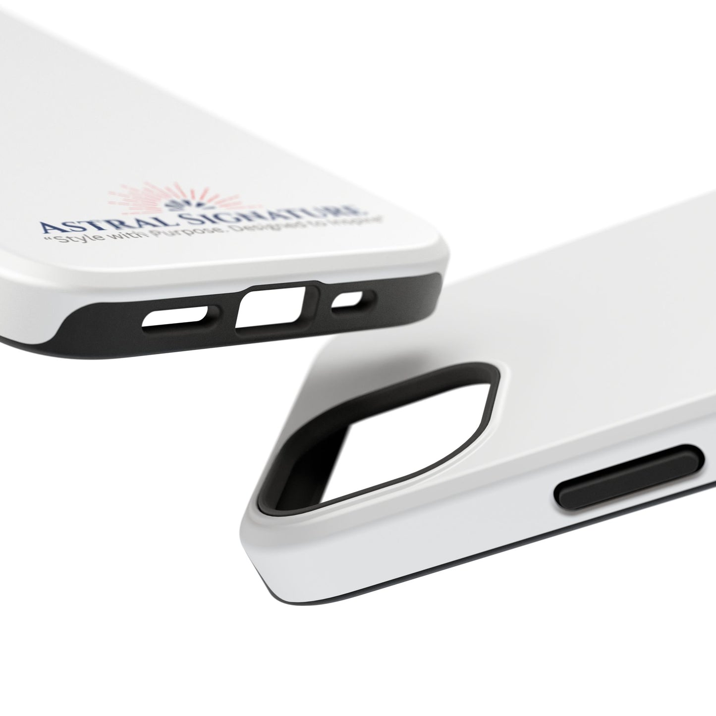 White Phone Case - Impact-Resistant White iPhone & Samsung Galaxy Case by Astral Signature