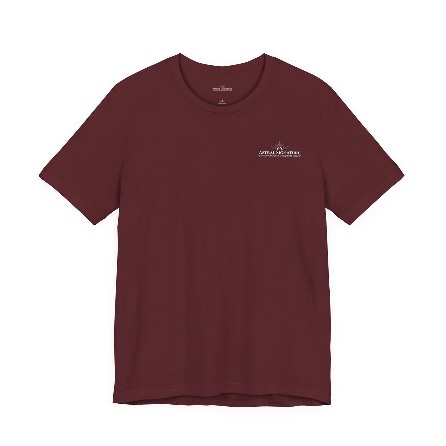 Astral Signature Tee, Unisex T-shirt in darker Colors, Gift for Friends, by Astral Signature