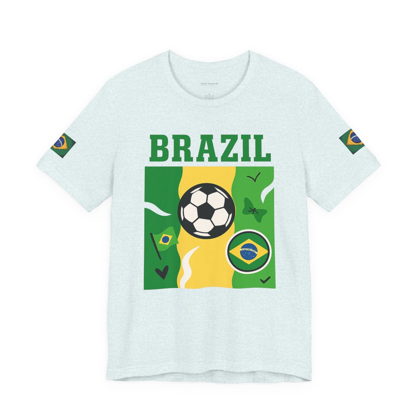 Casual Fashion T-Shirt - GO BRAZIL Team Tee - USA World Cup 2026 Limited Edition