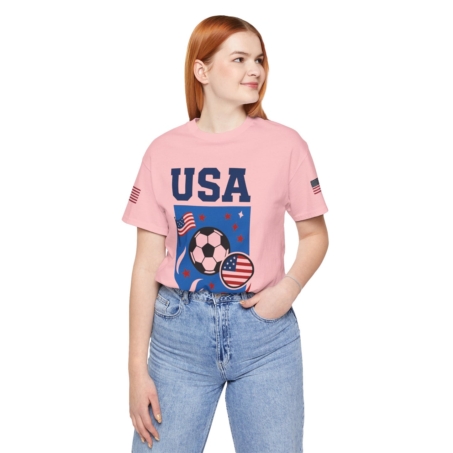 Casual Fashion T-Shirt - GO USA Team Tee, World Cup 2026 Limited Edition