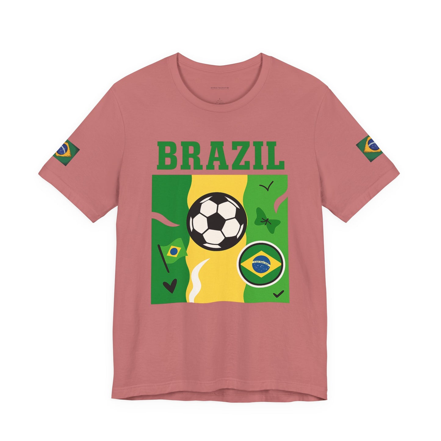 Casual Fashion T-Shirt - GO BRAZIL Team Tee - USA World Cup 2026 Limited Edition