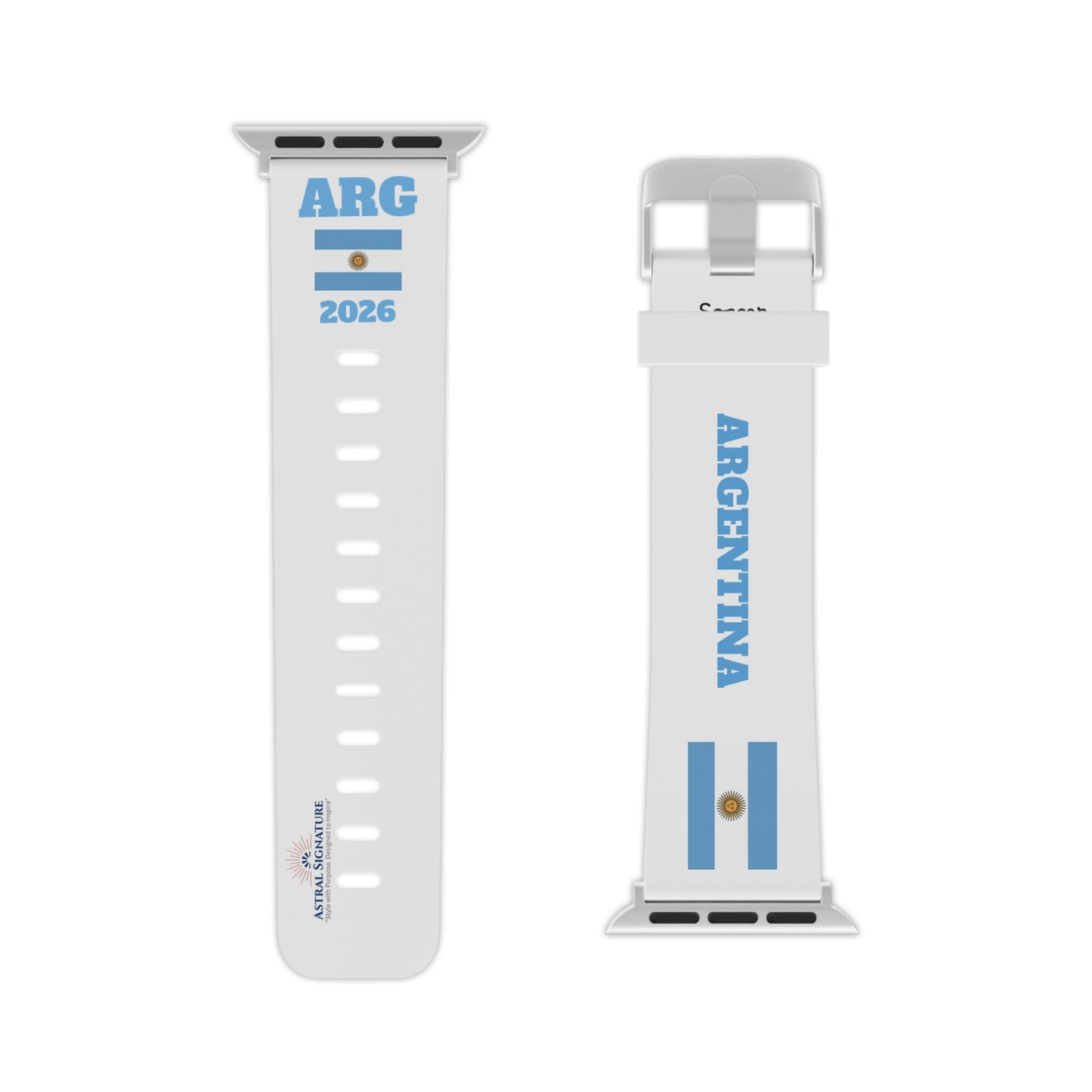 Watch Band ARGENTINA Flag Strap World Cup USA 2026 Limited Edition