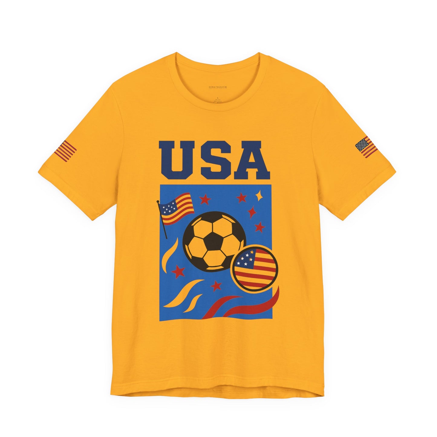 Casual Fashion T-Shirt - GO USA Team Tee, World Cup 2026 Limited Edition