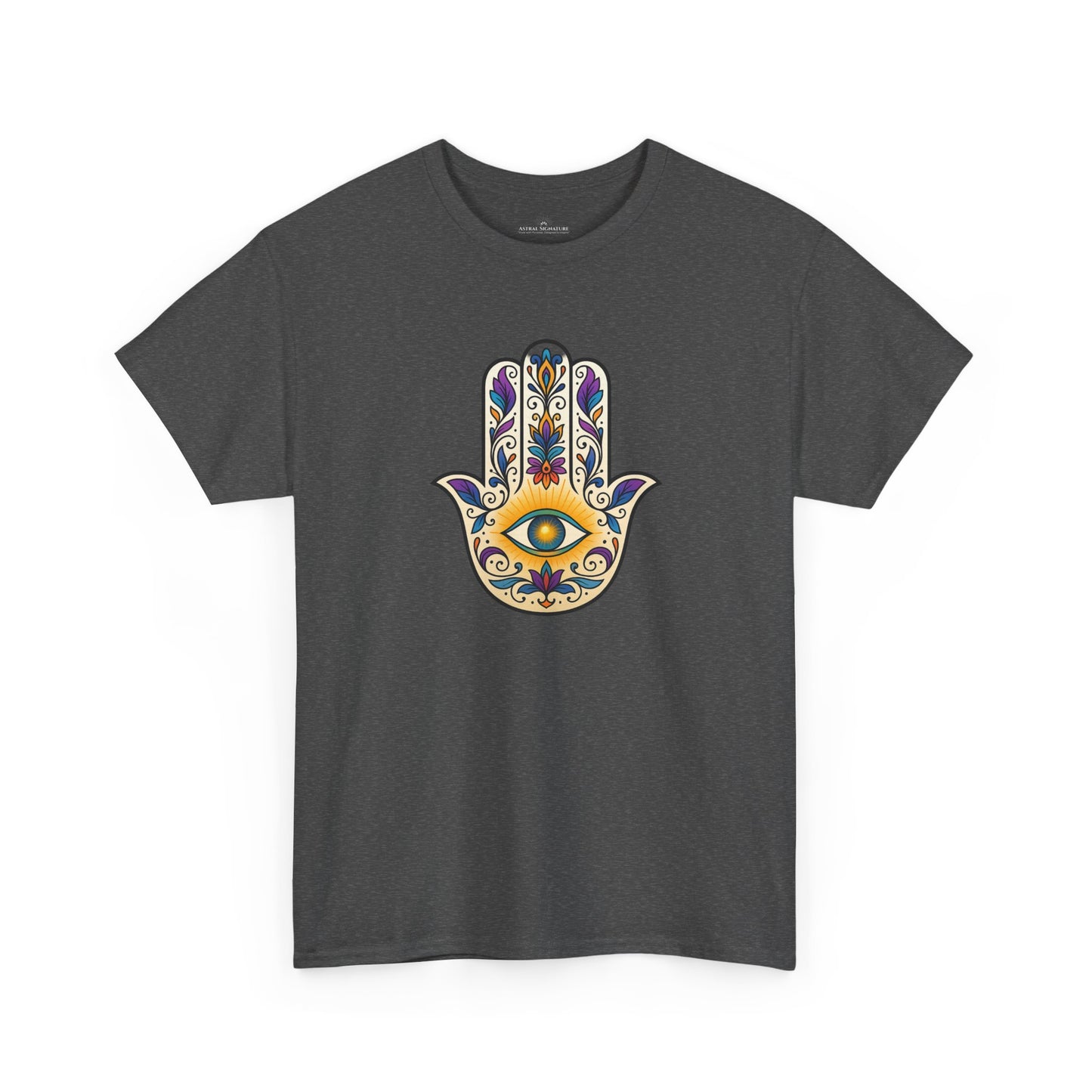 Hamsa Protective Symbol Tee - Astral Signature