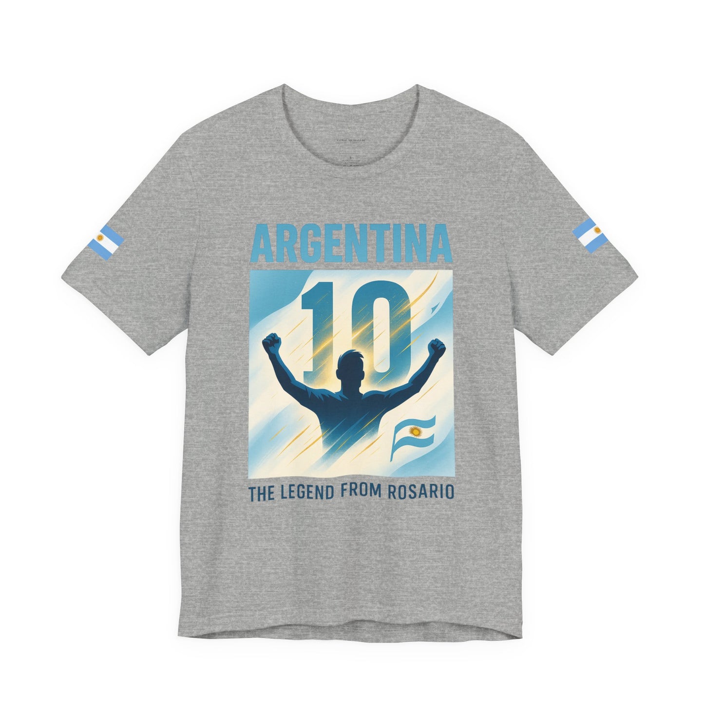 Argentina Legend from Rosario Team Tee - Casual Fashion T-Shirt, USA World Cup 2026 Limited Edition