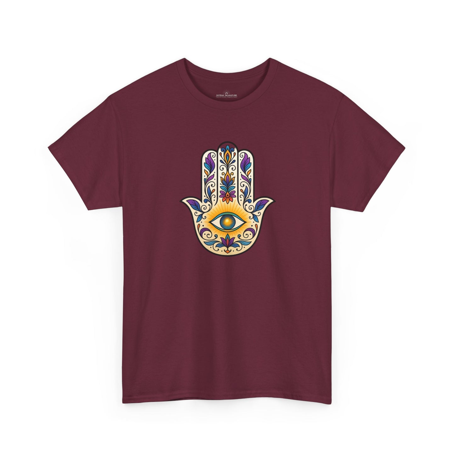 Hamsa Protective Symbol Tee - Astral Signature