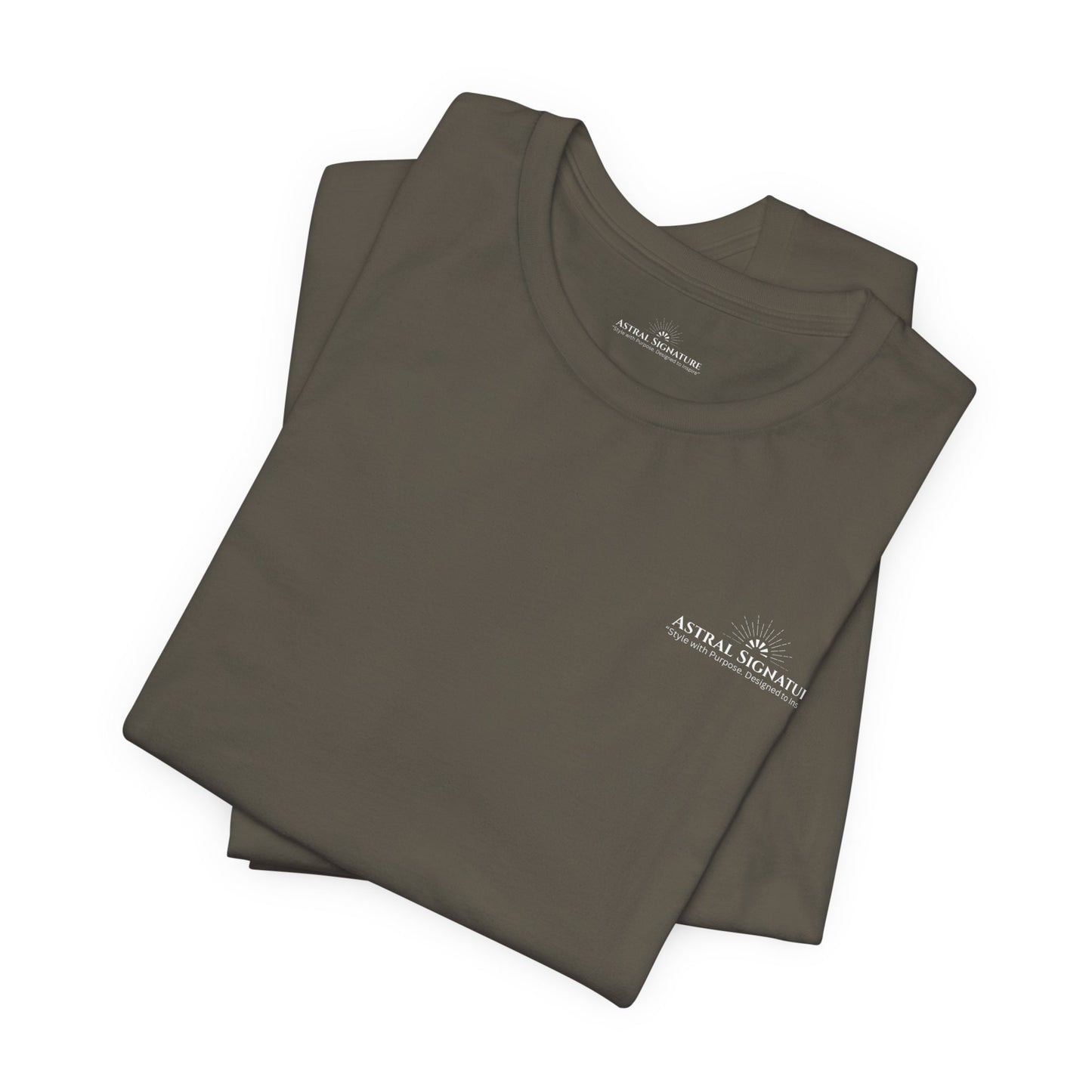 Astral Signature Tee, Unisex T-shirt in darker Colors, Gift for Friends, by Astral Signature