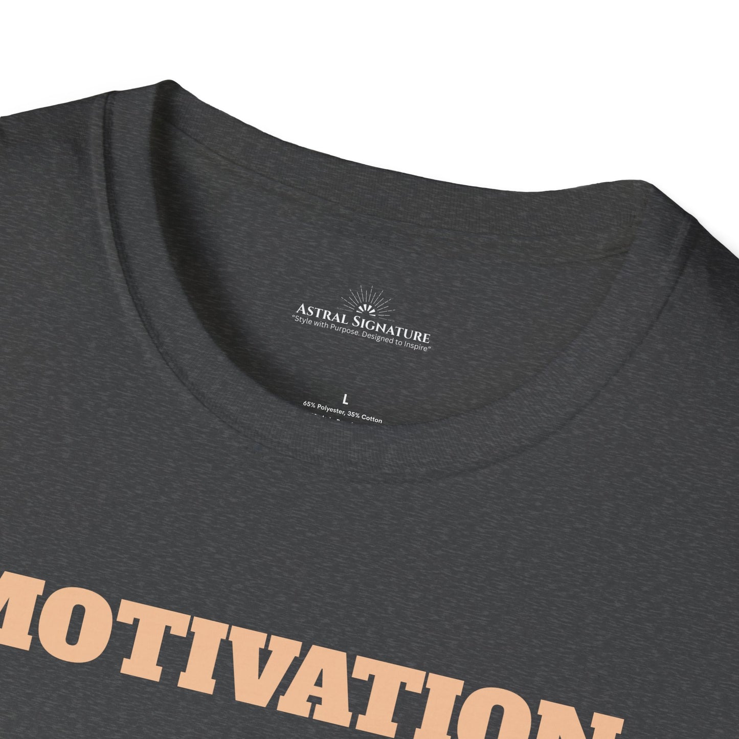 Motivation Tee, Essence Style Unisex Softstyle T-Shirt, White Label by Astral Signature