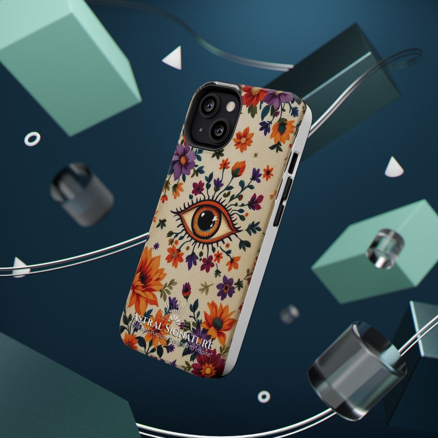 Phone Cases - Eye of God Symbol Impact-Resistant Case by Astral Signature