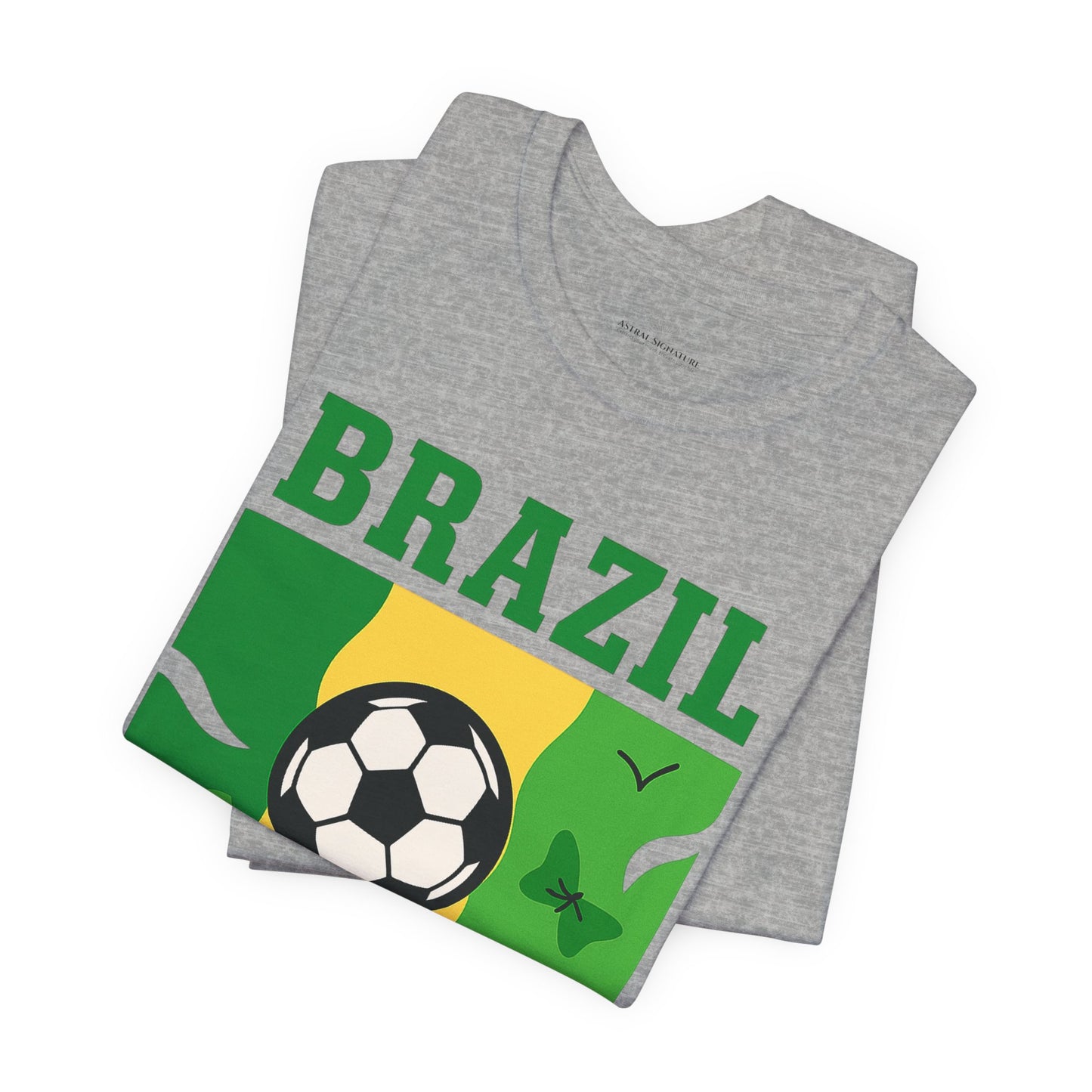 Casual Fashion T-Shirt - GO BRAZIL Team Tee - USA World Cup 2026 Limited Edition