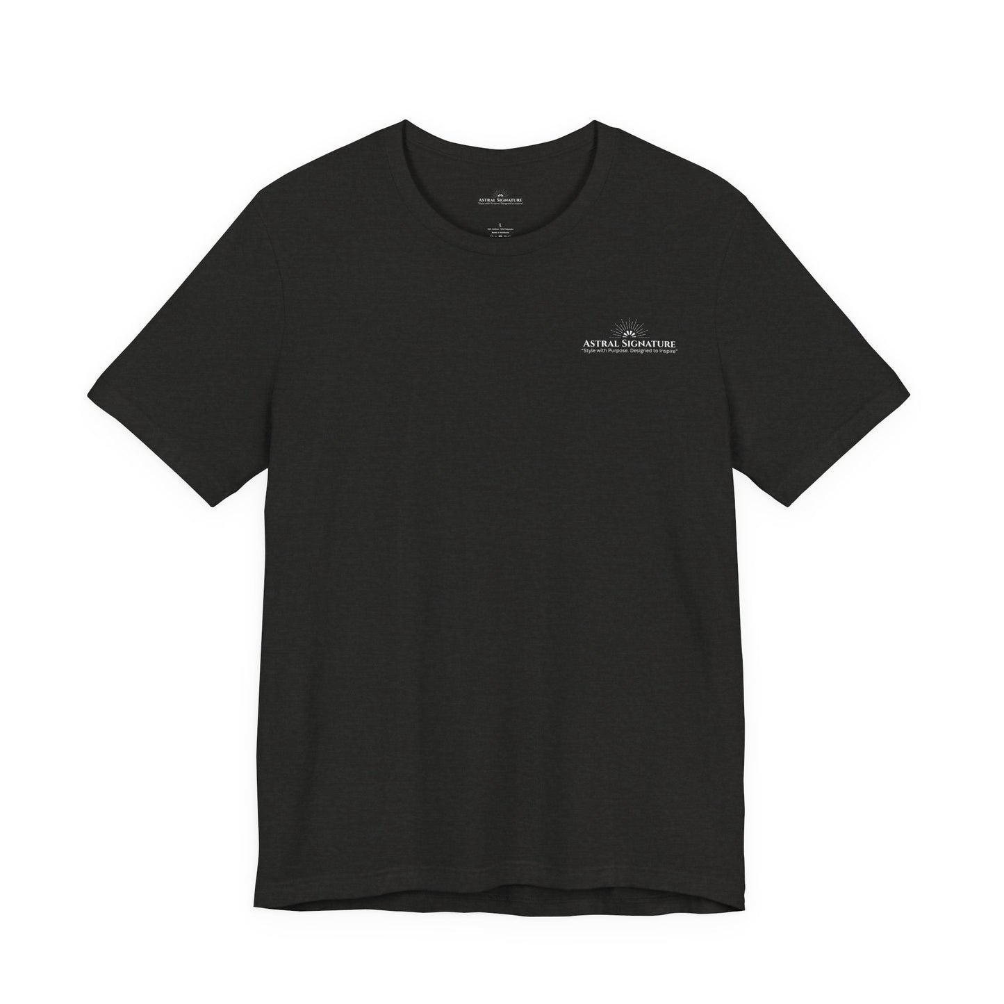 Astral Signature Tee, Unisex T-shirt in darker Colors, Gift for Friends, by Astral Signature