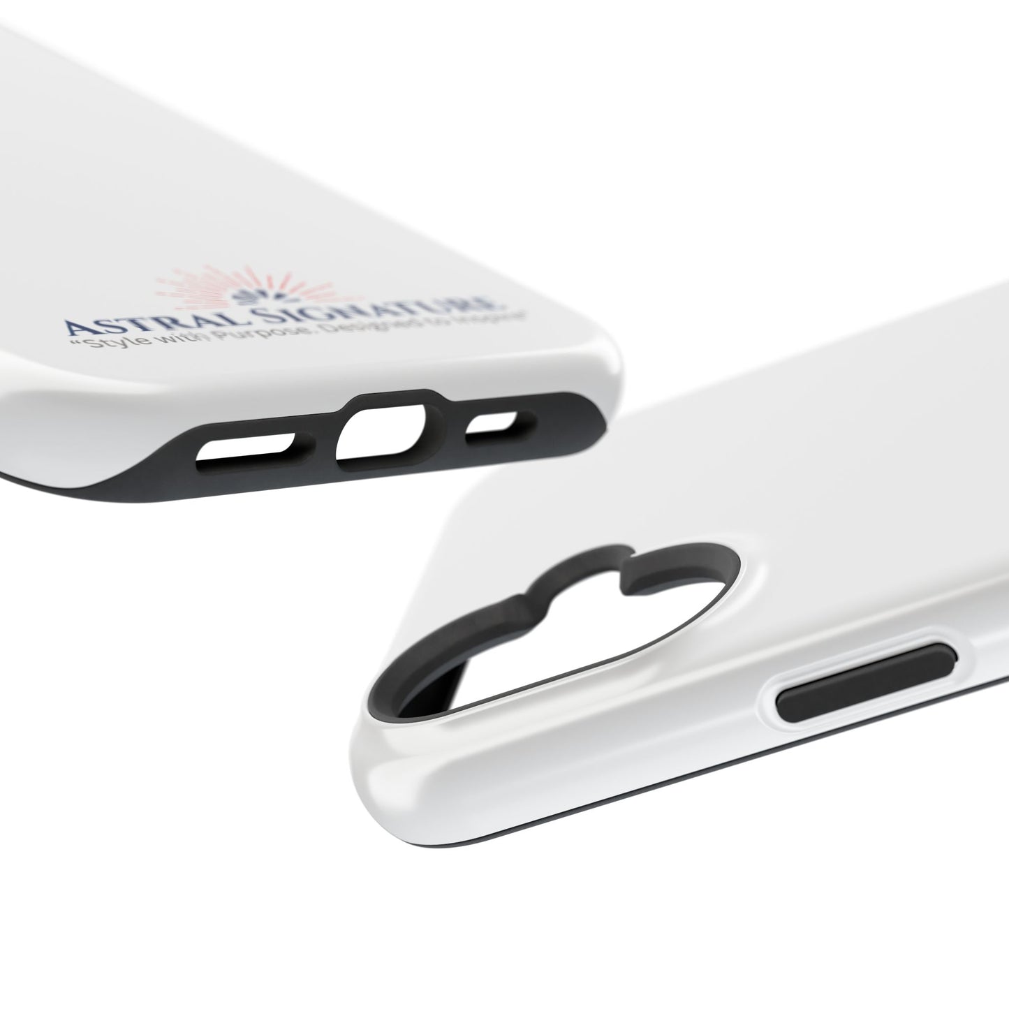White Phone Case - Impact-Resistant White iPhone & Samsung Galaxy Case by Astral Signature