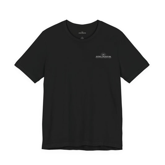 Astral Signature Tee, Unisex T-shirt in darker Colors, Gift for Friends, by Astral Signature