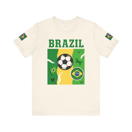 Casual Fashion T-Shirt - GO BRAZIL Team Tee - USA World Cup 2026 Limited Edition