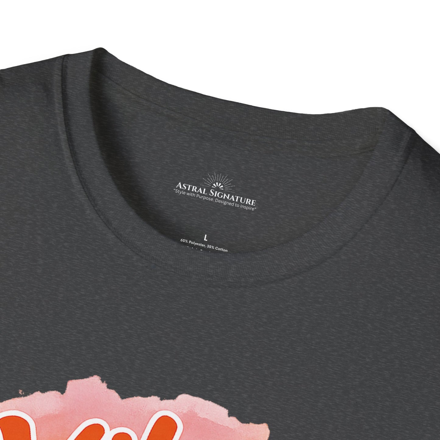 Vibe with Soul Tee, Motivational Unisex Softstyle T-Shirt by Astral Signature