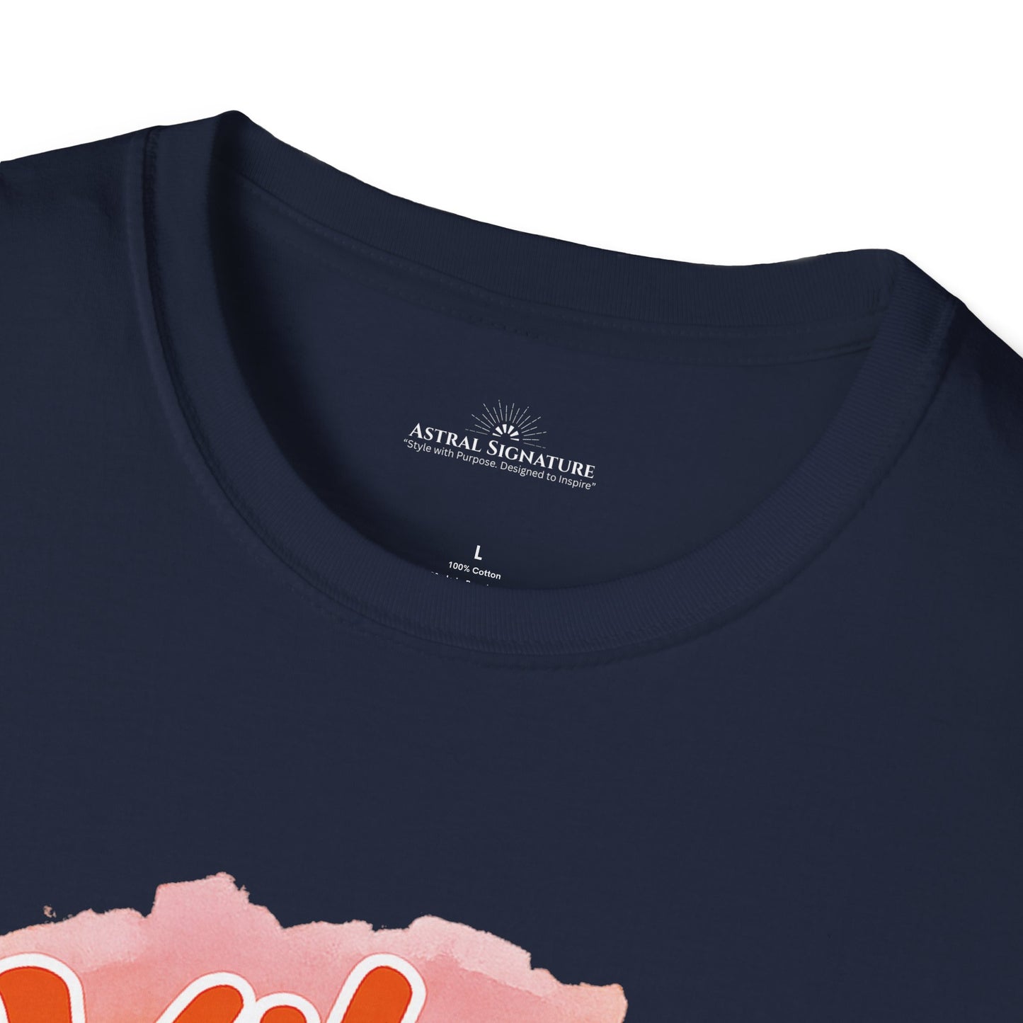 Vibe with Soul Tee, Motivational Unisex Softstyle T-Shirt by Astral Signature