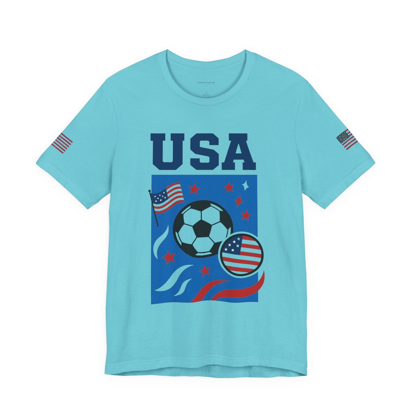 Casual Fashion T-Shirt - GO USA Team Tee, World Cup 2026 Limited Edition