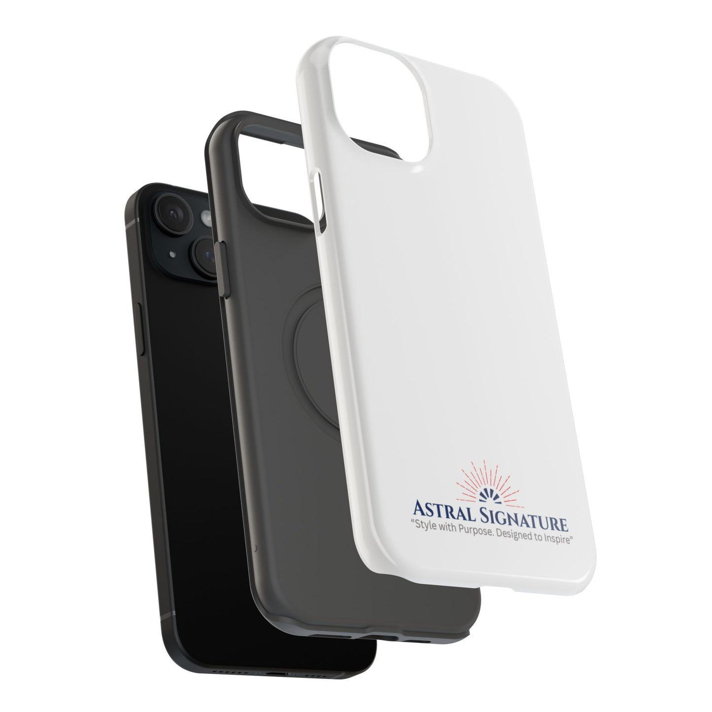 White Phone Case - Impact-Resistant White iPhone & Samsung Galaxy Case by Astral Signature