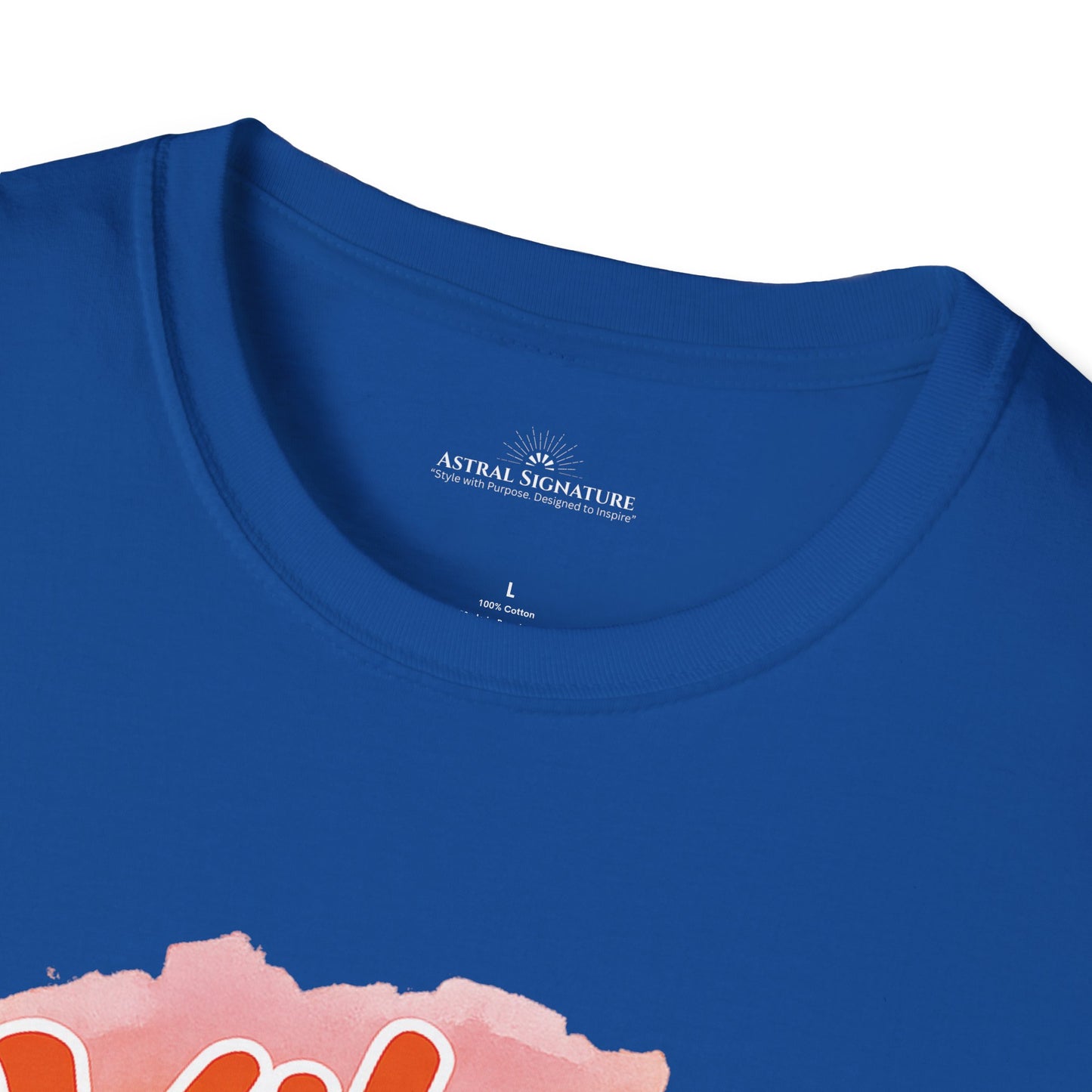 Vibe with Soul Tee, Motivational Unisex Softstyle T-Shirt by Astral Signature