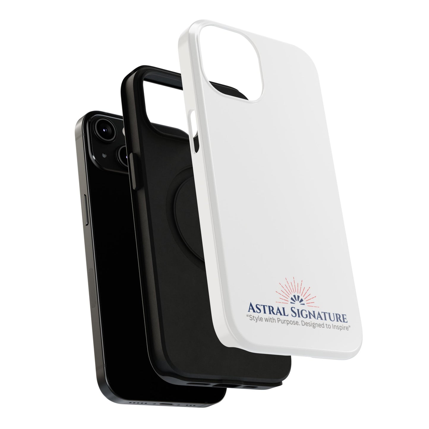 White Phone Case - Impact-Resistant White iPhone & Samsung Galaxy Case by Astral Signature